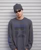 AMOU Wave Man Long Sleeve Charcoal