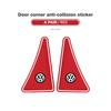 Valve Stems Caps For Volkswagen VW Car Door Corner Protective Cover Stickers Cover Car Accessories Polo Jetta Sagitar Magotan Pa zg0