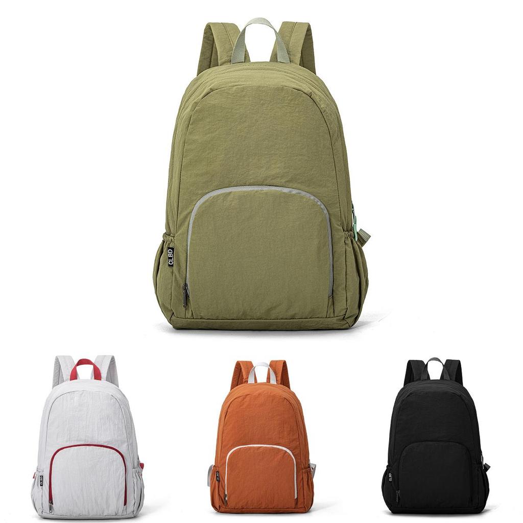 Outdoor-Nylon-Rucksack mit wasserdichtem Stoff und Colorblocking-Design für Reise- und Wanderbegeisterte