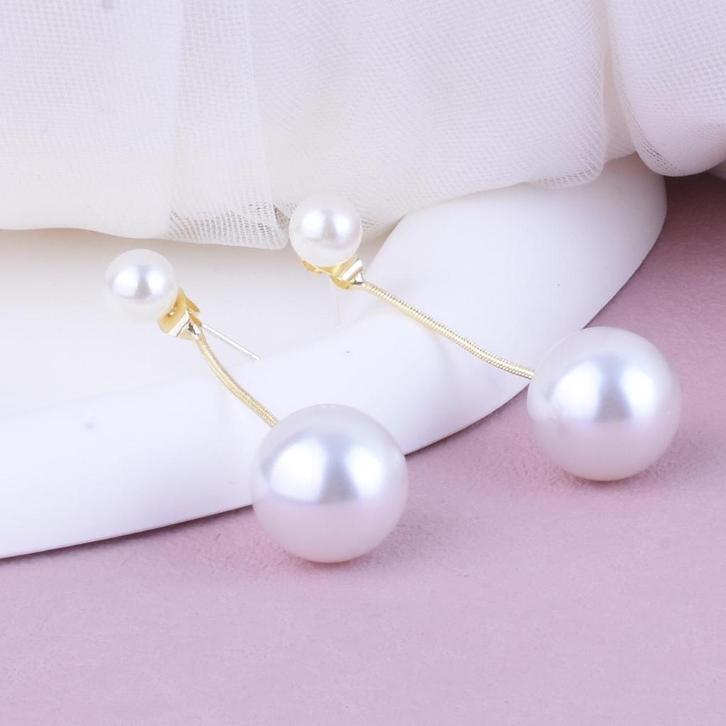 Luxury Two-Way Long Tassel Pearl Earrings for Women