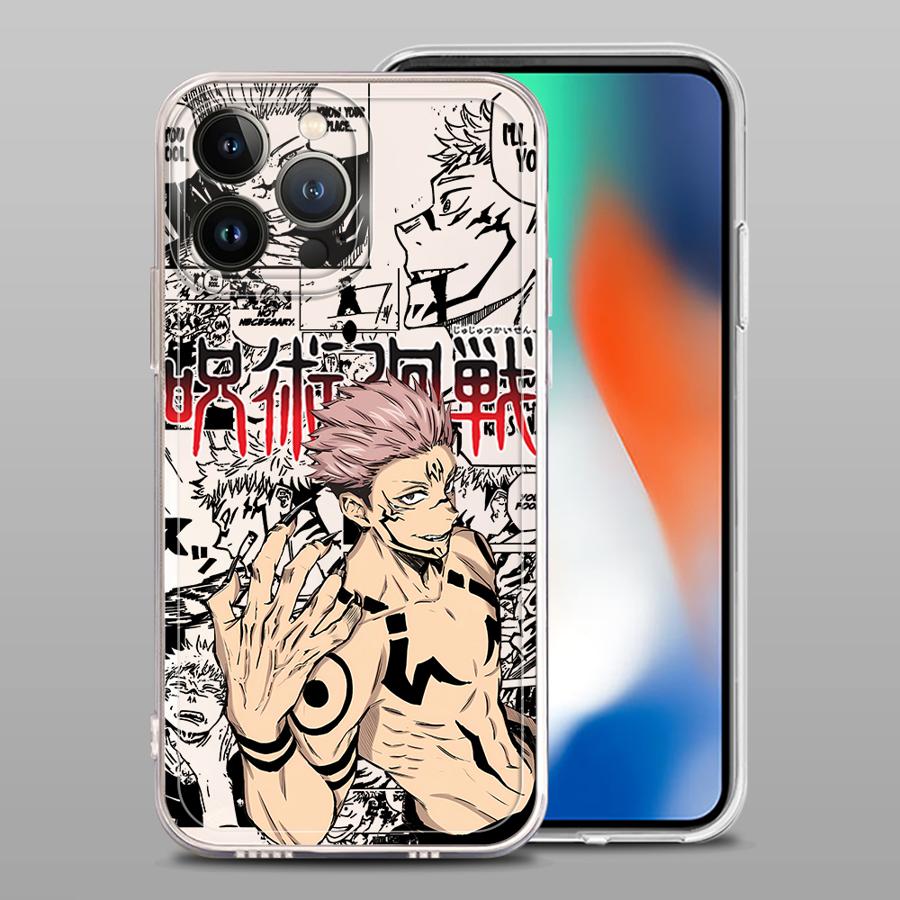

J-Jujutsus K-Kaisens Case for iPhone 17 Pro Max XR Air 7 8 XS Max 11 12 Mini 16 15 14 Plus 13 Pro Soft Phone Cover iPhone 12 Pro