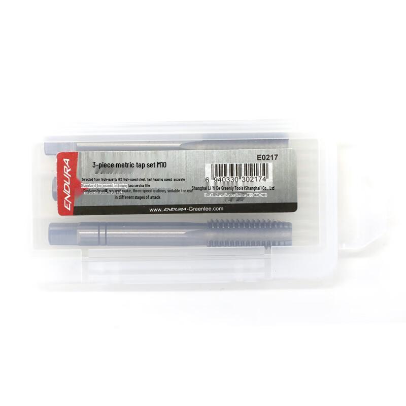 ENDURA E0217 M10 Metric Tap 3-Piece Set
