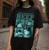 Beef Dog Printed Womens Tshirt SpringSummer Fashion Trend Pure Cotton Top Neutral Short Sleeve Tshirt