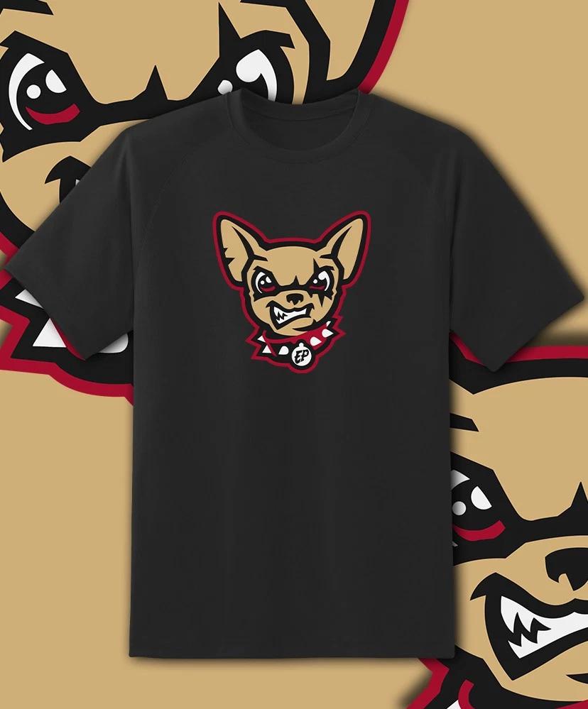 Men s and Women s T-shirts El Paso Chihuahuas HEAD Milb Team Logo XXXL