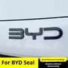 Per BYD Seal Dedicato Nero Anteriore Posteriore Emblema Modifica Guerriero Nero Badge Auto Stili di Copertura Logo Posteriore