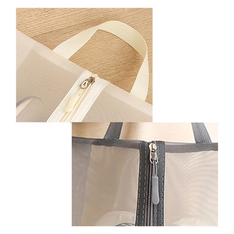 Large Capacity Shoe Organizers Bag Breathable Nylon Fabric For Travel Fitness Gears Storage And Multipurpose Utility