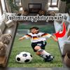 Customize Photos Personalized Picture Floor Rug Office Rug Perfect for Dormitory Dining Room Living Rooms Game Room Antislip Carpet Decorate Offices
