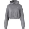 Originals CROP HOODIE ACID WASH Sweatshirt Women's Gray IW5492