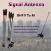 Portable Handheld RE-02 UHF F/M Ground Radical Signal Antenna Easy-to-Apply Omnidirectional Professional Enhancement for Car
