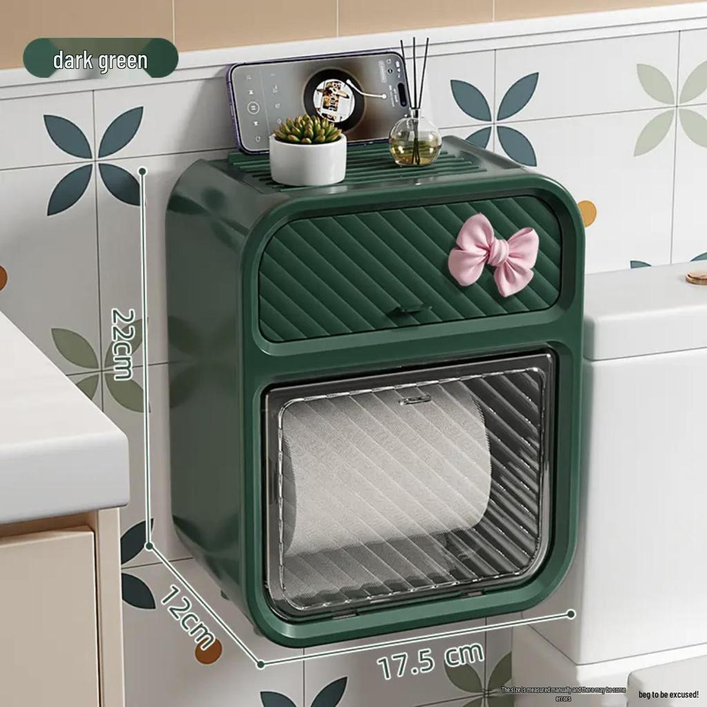 Lux Badezimmer Wandmontage Doppelschicht Toilettenpapierspender