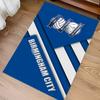 1pc BIRMINGHAM CITY LOGO Print Area Rug - Soft,Washable Non-Slip Indoor Mat for Office Chairs,Living Room,Home Office Decorative Rug