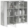 Bathroom Mirror Cabinet Concrete Grey 63.5 x 16 x 62.5 cm