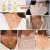 Silvora Necklace for Men and Women, Gold, Hypoallergenic, Virgin Mary Miraculous Medal Pendant, Amulet