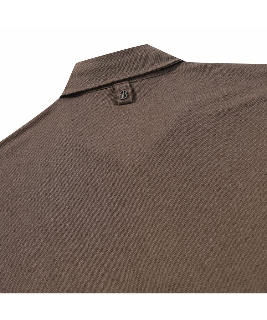 BRENTWOOD Modal Solid Polo Neck T-Shirt Brtam26511Brx