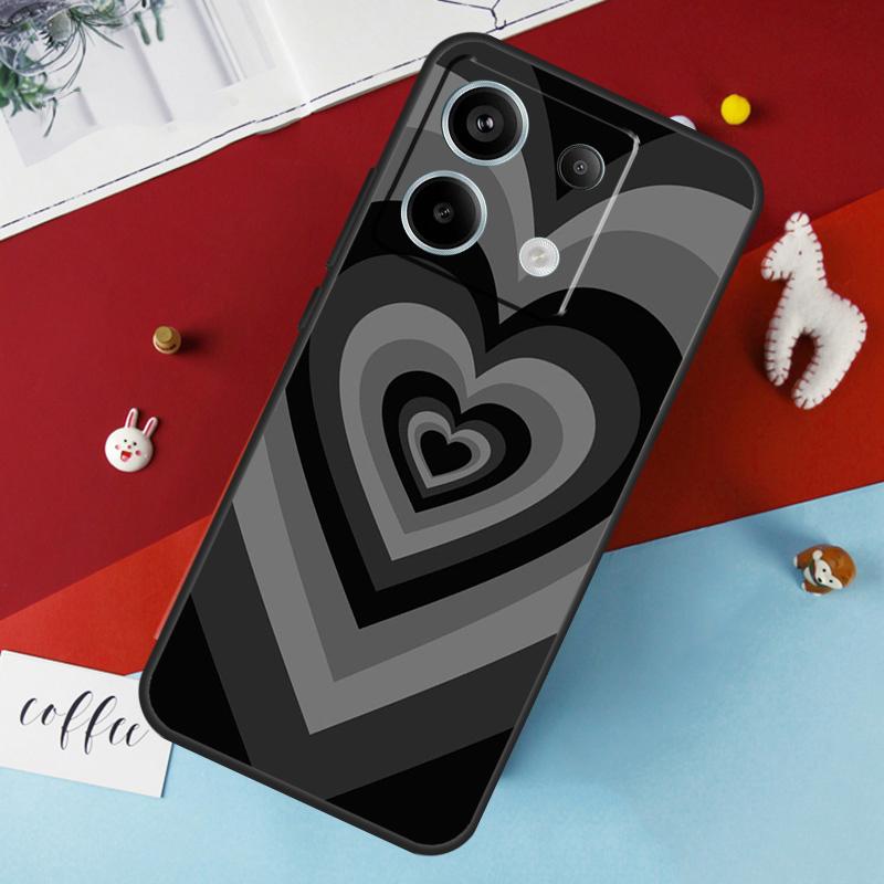 Colorful Heart Circle Love Case For Xiaomi Redmi Note 14 Pro 13 12 11 10 15 Pro Plus Redmi 14C 15C 10C 12C 13C 15 Cover