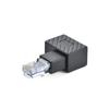 90 Degree 270 Degree Up Down Left Right Multi-Angle Rj45 Male To Female Lan