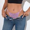 12pcs/Set Low Rise Sexy Women's G-string Breathable Comfortable Female Lingerie Elegant Lady Thongs Underwear Panties