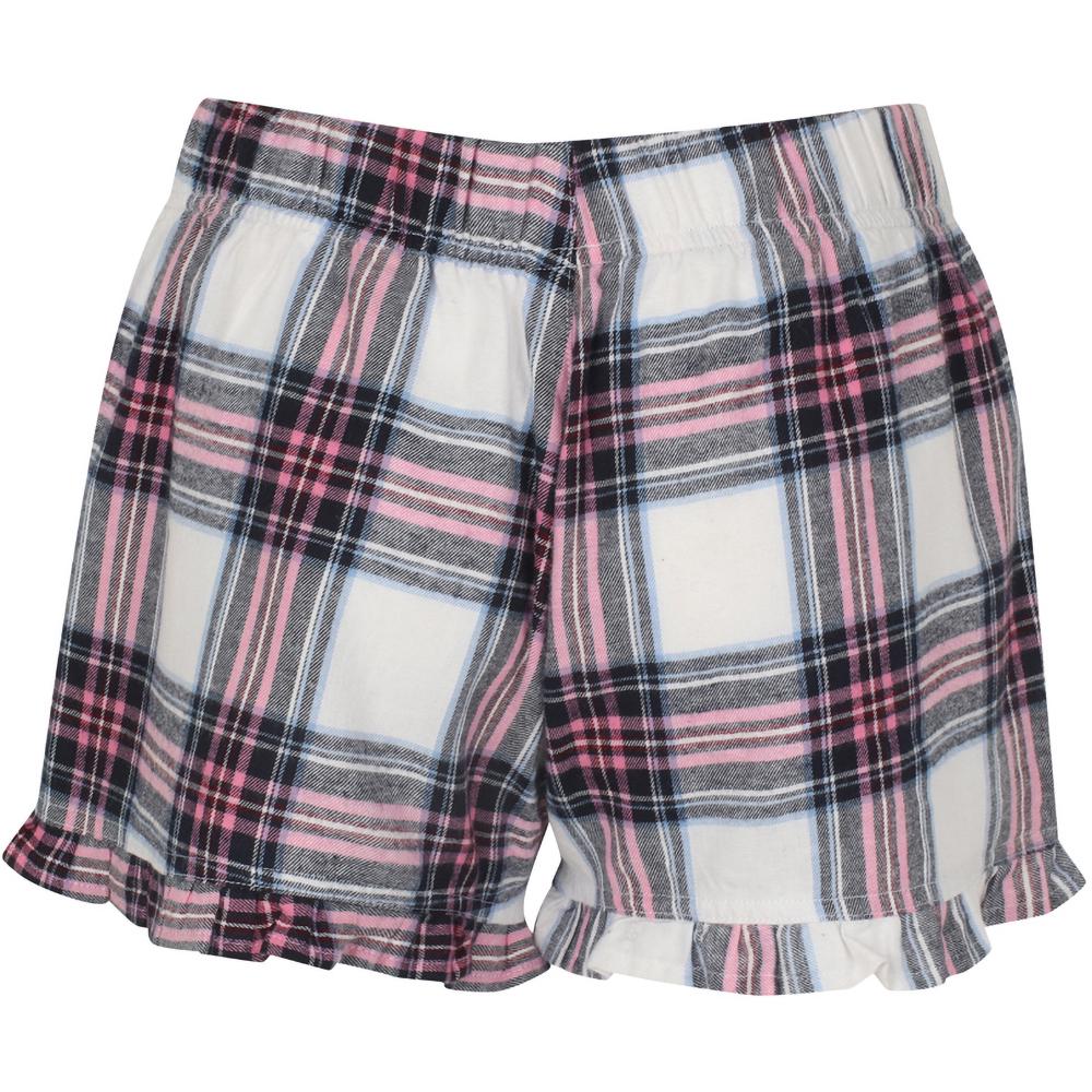 SF Calções Tartan com Babados para Mulheres/Senhoras