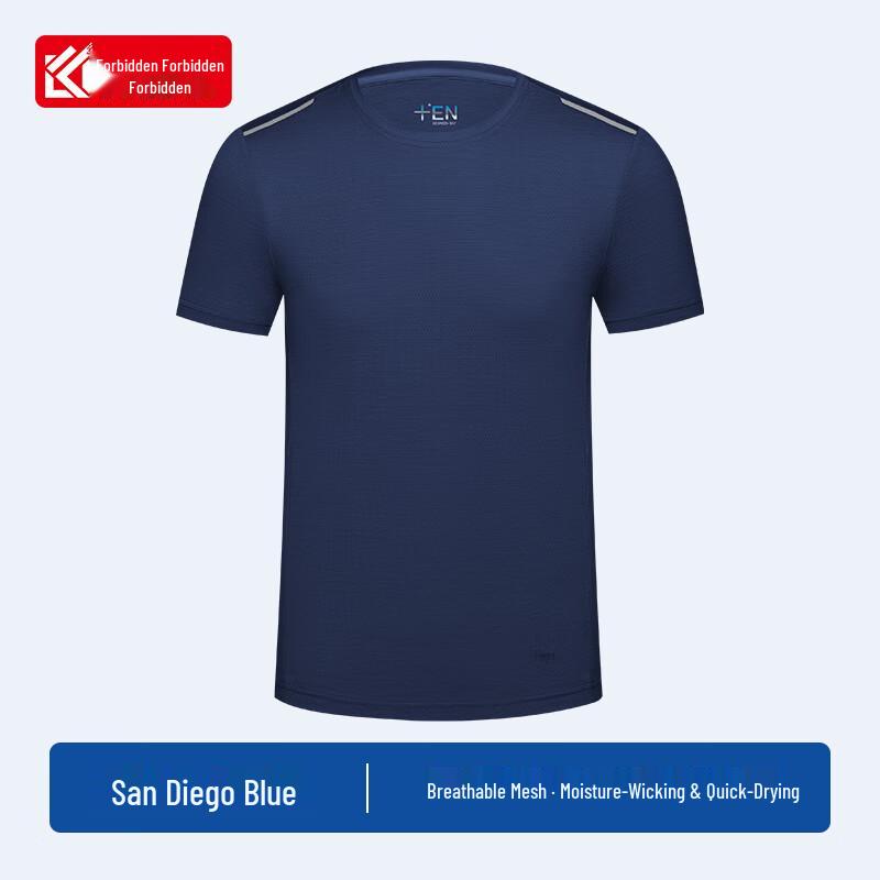 Unisex Quick-Dry Athletic Short Sleeve T-Shirt 3XL