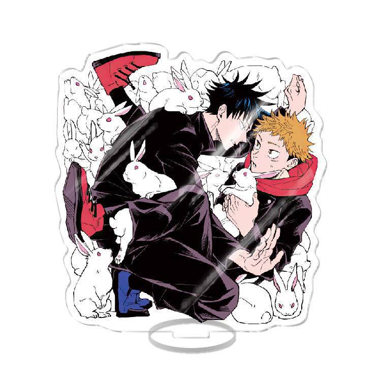 Anime Jujutsu Kaisen 15cm Gojo Satoru Getou Suguru Ryomen Sukuna Acrylic Cartoon Figure Model Desk Decor Toy Gift