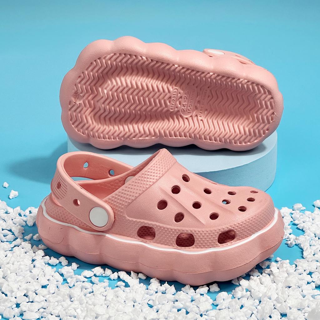Cute Garden Shoes For Children Multicolor Clogs Outdoor Slippers Soft And Anti-Slip Lightweight Sandals For Girls Boys Summer