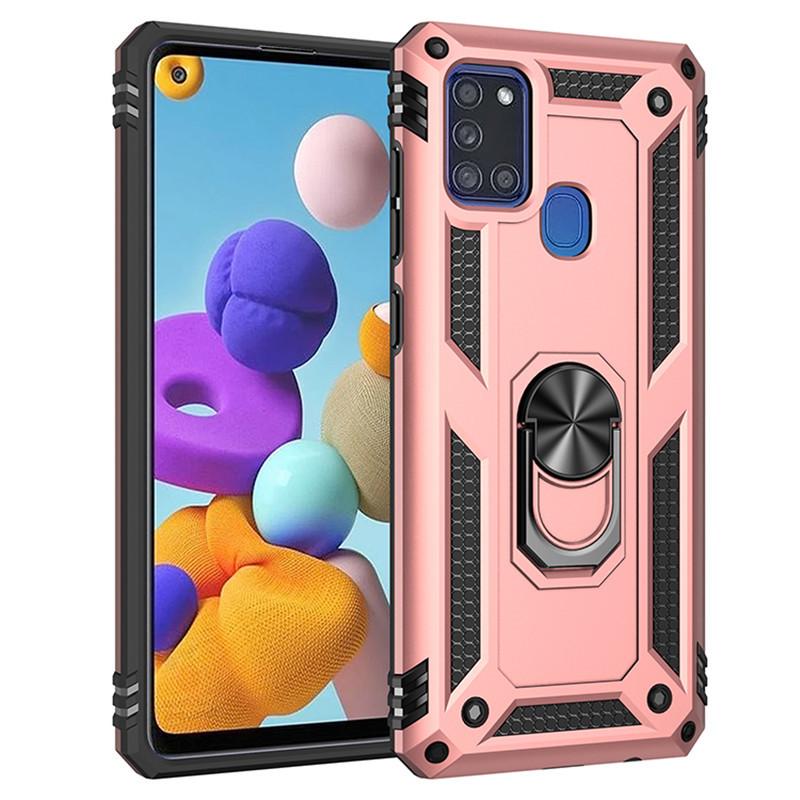 For Samsung Galaxy A21S A12 A52 A72 A03S A02 Armor Car Ring Magnetic Case For A41 A51 A71 A12 A32 A42 M32 A10 S A20 A30 A50 A70