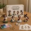 DIY Christian Beading Kit, 3D Beaded Jesus Virgin Mary Figurines Craft Set, Religious Figure Bead Art Kit for Adults Christian Gifts