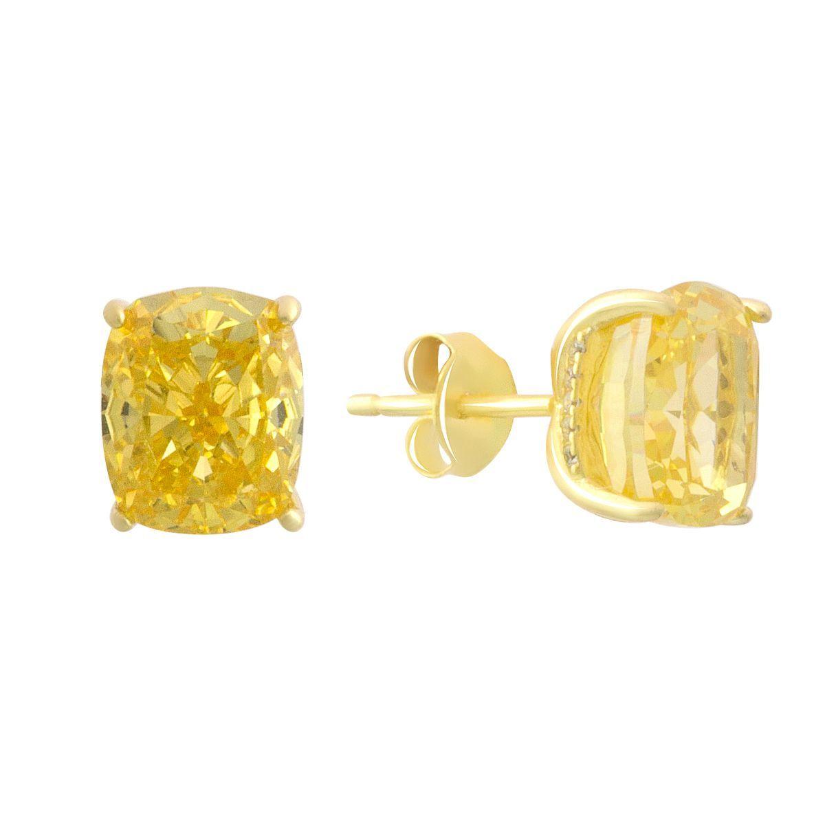 

Срібні сережки з фіанітами (2186533) білий