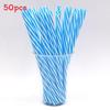 Plastic Rainbow Striped Drinking Straws With Twist Design For Party And Beverage Use