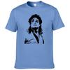 Sommer Michael Jackson T-Shirt Herren Hip Hop Baumwolle Bedruckt Kurzarm Rundhals T-Shirt Tees #228