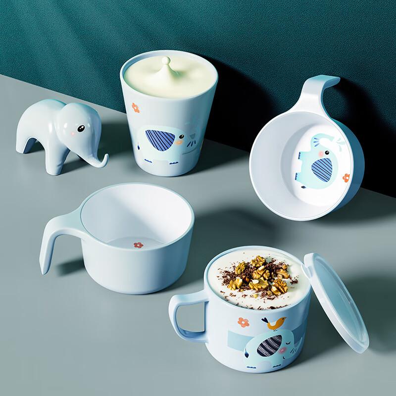 SHALL Cartoon Elephant Melamine Baby Bowl