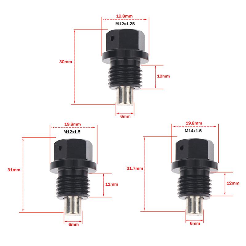 M12X1.5 M12X1.25 M14X1.5 Magnetic Oil Drain Plug Oil Drain Sump Nut (A Lot Of Colors Available) Odp12125/1215/1415