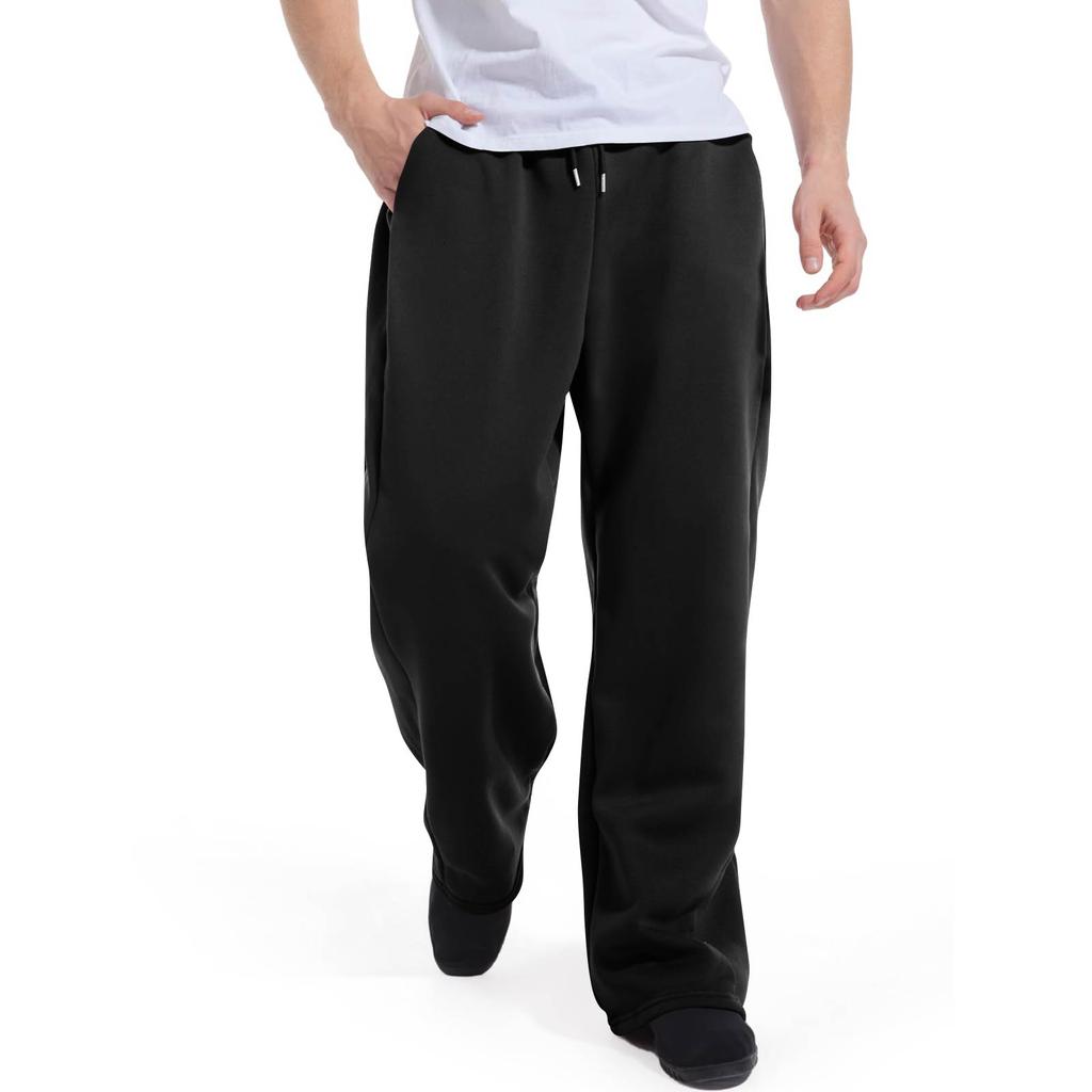 Men's Loose Casual Sweatpants Elastic Waist Drawstring Sports Pants