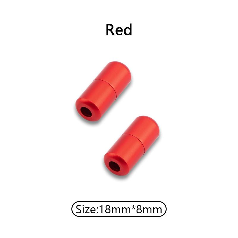 1Pair Matte Metal Shoelaces Locks Capsules Shoelaces Durable buckle Colorful Shoes Accessories Aesthetic Sports Laces Lock