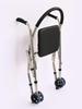Foldable Double-Wheel Carbon Steel Walker for the Elderly
