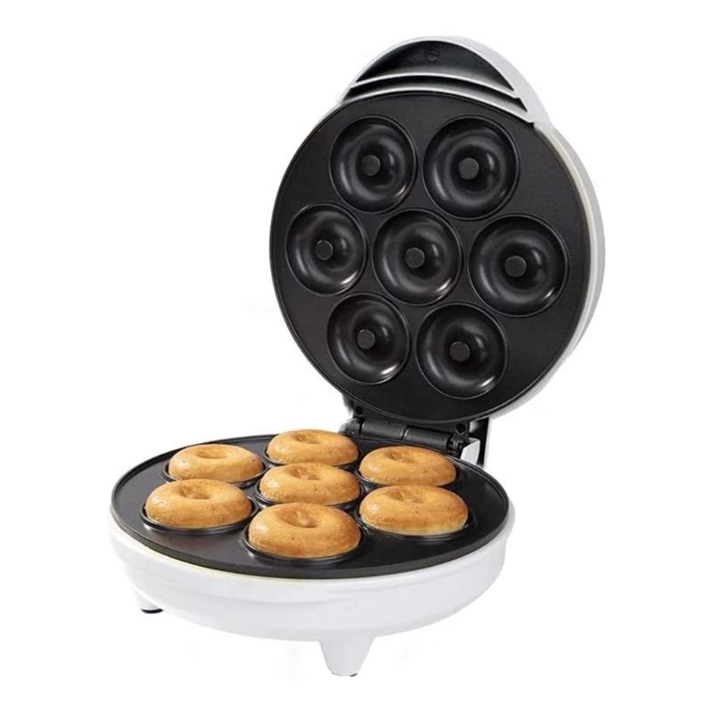 Mini Doughnuts Maker Machine for Kids Electric Nonstick Surfaces Bakes Mini Doughnuts for Breakfast Snacks Desserts Family