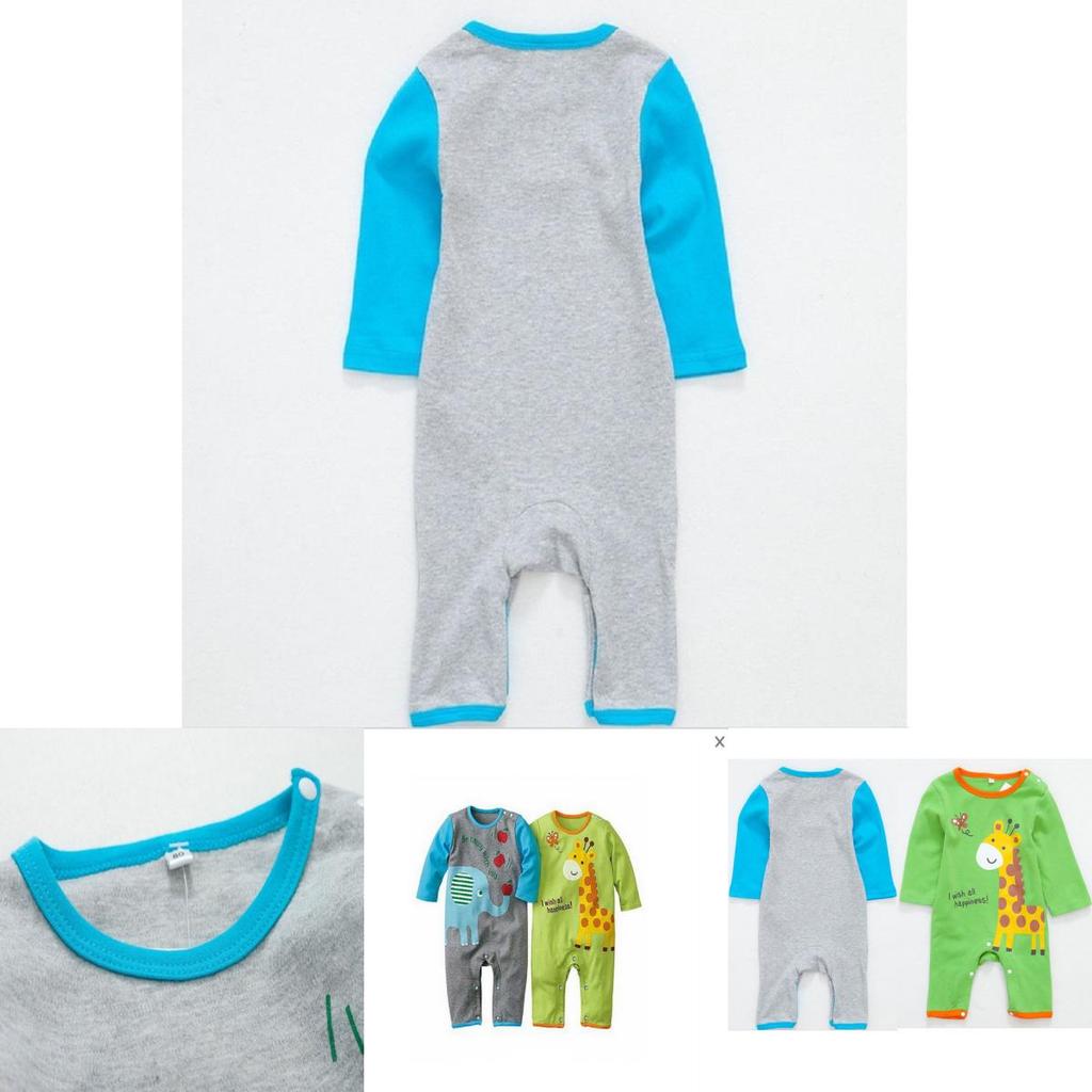 Adorable 2018 Infant Baby Girl Boys Cartoon Romper Jumpsuit Bodysuit Outfit 0-18m