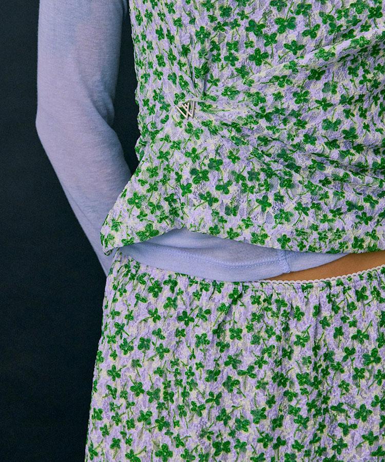 Bundercammer Floral Skirt_Green
