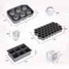 1pc Ice Cube Trays Silicone Molds for Freezer with Lid Reusable Whiskey Mold Ball Diamond