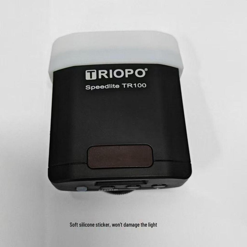 Jiebao TR-100 Softbox Difusor de Silicone: Tampa Protetora Flash Resistente a Altas Temperaturas com Alto Brilho.