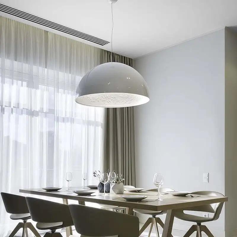 2025 Postmodern Minimalist Structural Pendant Lamp-Resin Design Indoor Decorative Lighting for Bedroom, Kitchen Island,Dining Room
