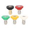 5PCS High Pressure Washer Spray Nozzle 1/4in Quick Connect 5 Colors 5 Angles for Karcher K025#
