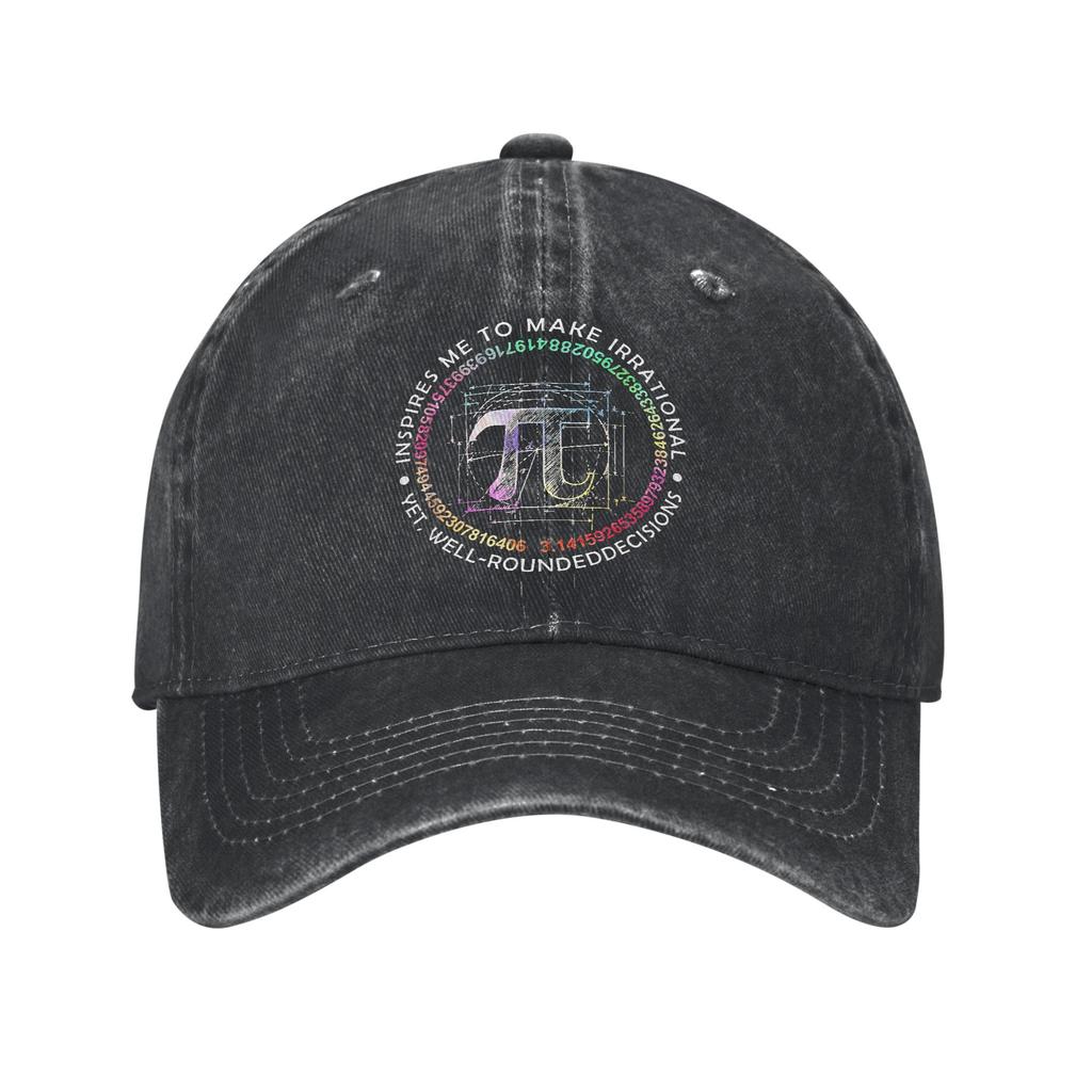 Casual Pi Day Math Nerd Geek Baseball Caps Unisex Distressed Washed Snapback Hat Outdoor Activities Unstructured Soft Hats Cap