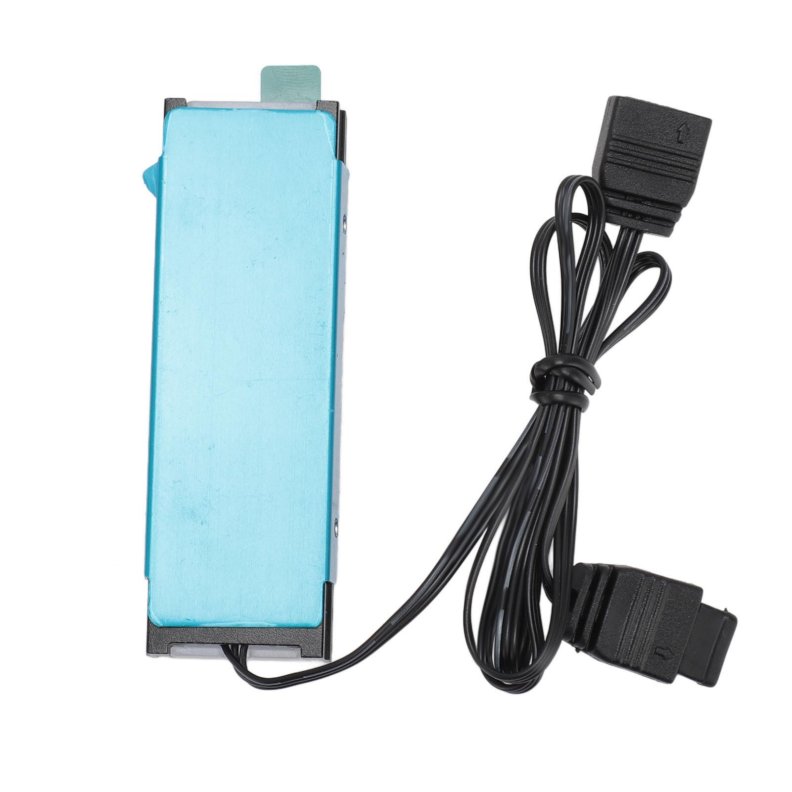 

Медные радиаторы M.2 SSD, быстрое рассеивание тепла, 5 В, 3-контактный алюминиевый сплав, радиатор M.2 SSD-кулер для чёрный