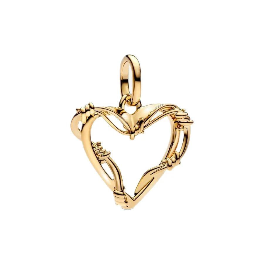 New Original Copper Colorful Heart Clover Rose Star Butterfly Bird Bead Charms For Diy Bracelet Necklace Women Gift