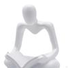 Statua Pensatore Astratto Scultura Figura Umana per Decorazioni Festa Regalo di Compleanno