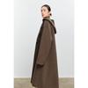 Eifini Women's Mid-Length Hooded Wool Coat