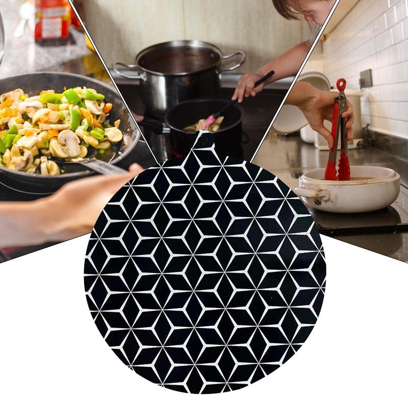 1 tapis de table de cuisson à induction, protection contre les rayures pour cuisinière à induction, tapis multifonctionnel en silicone, set de table isolé thermiquement