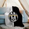 1 Stück Juventus Fußballclub Aufdruck Weiche Flanelldecke Überwurf für Schlafzimmer Wohnzimmer Sofa Camping Reise Fan Geschenke Weihnachtsgeschenke