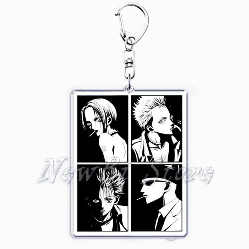 

Anime Nana Keychain for Accessories Bag Best Friends Black Stones Komatsu Osaki Pendant Key Chain Ring Keychains Jewelry Gifts